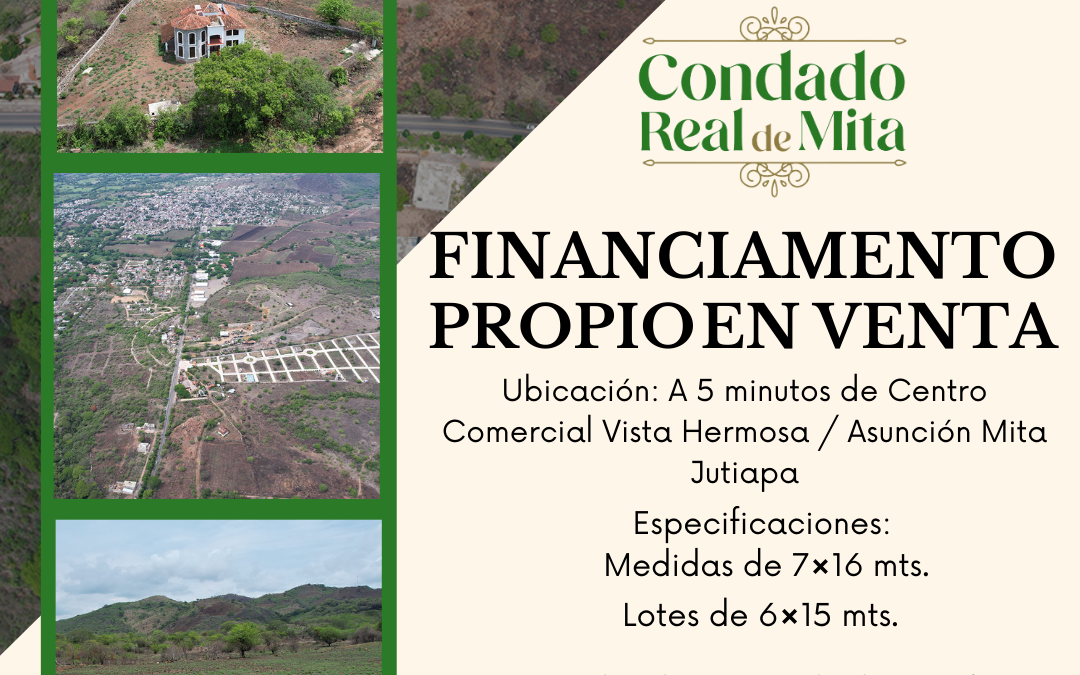 Terreno den venta Condado Real de Mita